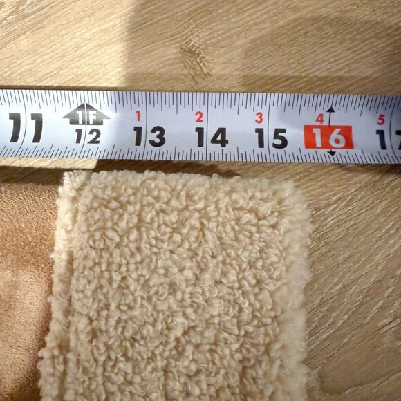 Velvet By Graham & Spencer Reversible Luxe Sherpa Pullover Quarter Zip Jacket M - Picture 14 of 14